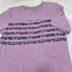 カンゴール　Tシャツ　パープルピンク　ボーダーのサムネイル
