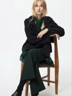 UNIQLOダブルフェイスショートコートリラックスフィット