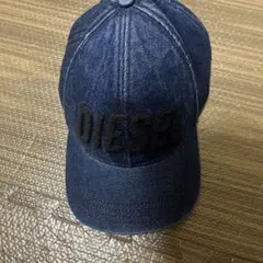 DIESEL デニムキャップ ロゴ刺繍