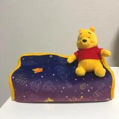 くまのプーさん　ティッシュカバー　ティッシュケース　ディズニーランド　ぬいぐるみ