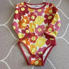 marimekko 花柄ロンパース 80-1Yのサムネイル