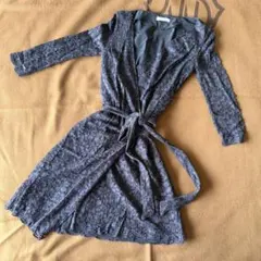 【DVF】ダイアンフォンファステンバーグ ワンピース　レースラップドレス