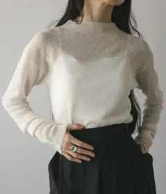 最終価格！STYLEMIXER ボトルネックハイゲージニットのサムネイル