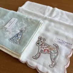 タオルハンカチ*ガーゼハンカチ2枚セット　リバティ