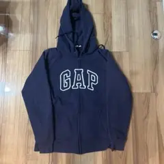 GAP ジップアップパーカー ネイビー L