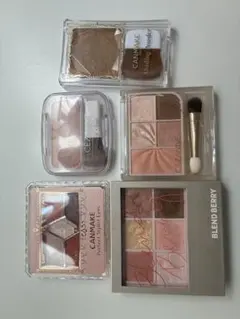 アイシャド5点セットCANMAKE, CEZANNE, BLEND BERRY