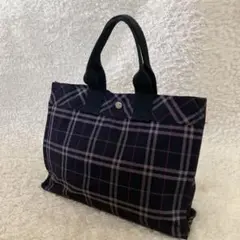 大人気✨BURBERRY　バーバリー　ブルーレーベル　ミニ　トートバッグ バーバリー ブルーレーベル 舟形ミニ トートバッグ ノバチェック