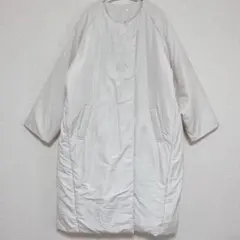 【新品タグ付】しまむら 【M】LUNACION 中綿ロングコート アイボリー