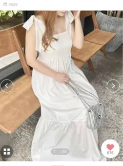 INGNI白ワンピース