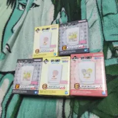 １番くじSPY☓FAMILY-E賞ガラスコレクションコップ5個セット