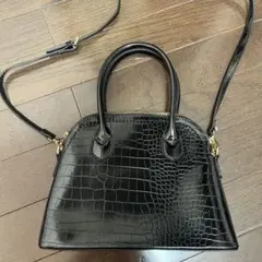 クロコダイル風ショルダーバッグ
