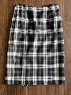 23区　LOCHCARRON チェック柄タイトスカート 38