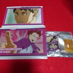 ハイキュー 牛島 天童 五色 アクリルスタンド ポストカード クリアファイル