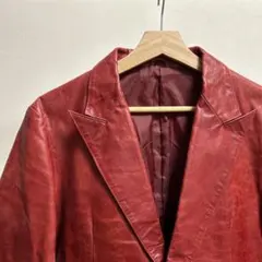 TORNADO MART トルネードマート　レザージャケット　赤　馬革　革ジャン