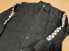 KIRIME ブラック ワーク シャツ L キリメ スケーター スケボー