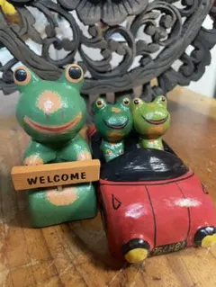 うさぎ工房 多加江セレクト】バリ島 カエル仮面｜Frog Mask｜民芸オブジェ バリ 島 カエル 置物 2026年最新 バリ島蛙の人気アイテム - メルカリ