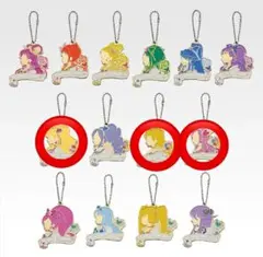 一番くじプリキュア F賞 シルエットメタルチャームフレッシュプリキュア3点セット