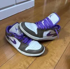 NIKE AIR JORDAN 1 LOW パープル ブラウン