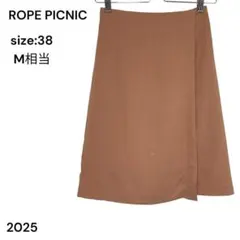 ロペピクニック　ROPE’ PICNIC スカート　ひざ丈　38 ウエストゴムのサムネイル