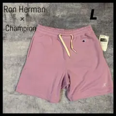 ロンハーマン　チャンピオン　ハーフパンツ　別注 ショートパンツ　新品　コラボ Champion for RHC Ron Herman Reverse Weave Shorts&Pantsが国内