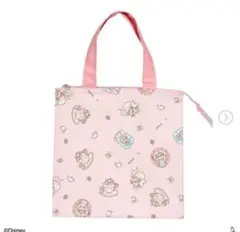 Threeppy スリーピー マリー マチ広ランチバッグ ピンク