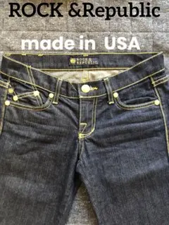 ロック&リパブリック　ローライズ　ラメ入り　ROCK&REPUBLIC　USA製