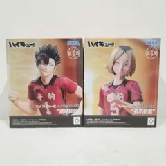 ハイキュー!!　黒尾鉄朗　孤爪研磨　フィギュア