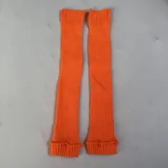 靴下屋 アームウォーマー カバー レッグウォーマー オレンジ 黄色