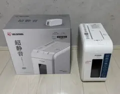美品 アイリスオーヤマ 超静音シュレッダー P6HCS ホワイト クロスカットのサムネイル