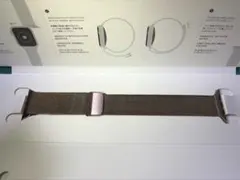 純正Apple Watch 44mm ステンレススチール ミラネーゼループ
