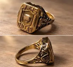 希少】K18 1978年刻印 ヴィンテージカレッジリング 18金 指輪 - メルカリ