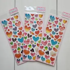亮片體貼紙 心形 3件套