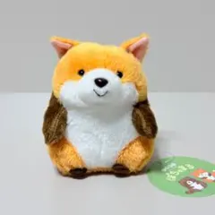 ぽちゃまる　キツネ　ぬいぐるみ　大陸散歩