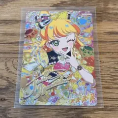 ひみつのアイプリ カード じゅりあ　サイン入り※折れあり、要確認