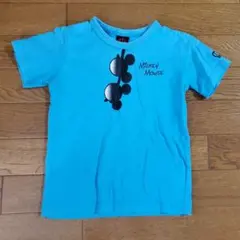 ベビードール　ミッキーマウス Tシャツ 青　110