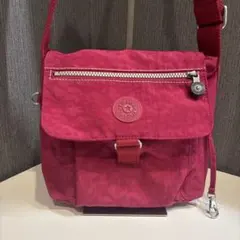 【美品】Kipling ショルダーバッグ ピンクのサムネイル