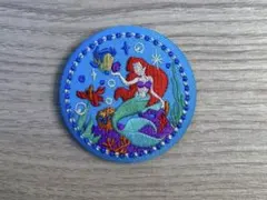 ディズニー刺繍缶バッジ2 リトルマーメイド