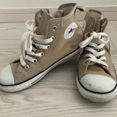 Converse ベージュ ハイカットスニーカー
