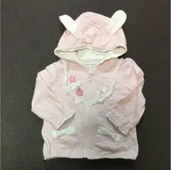 美品！クーラクールうさみみパーカー 80cm