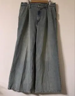 ヴィンテージ 加工 フレアデニムパンツ メンズ L 新品タグ付き