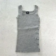 VICKY〔サイズ2〕ウールブレンド リブ タンクトップ ノースリーブカットソーのサムネイル
