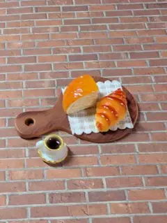 ☆ミニチュア パン＆コーヒー＆トレイセット☆
