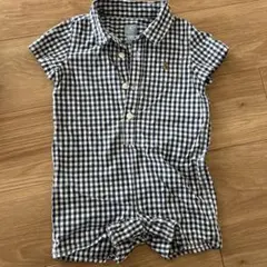 babyGap チェック柄ロンパース 18-24ヶ月　90