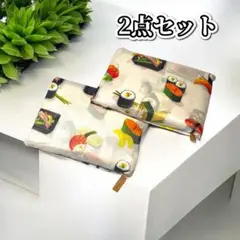 エコバッグ　お得な2点セット　トートバッグ　折り畳み　買い物　大容量　商品柄07