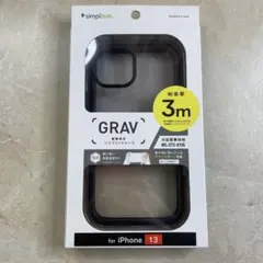 【新品】　iPhone 13/14 ケース　シンプリズム　GRAV (ブラック)のサムネイル