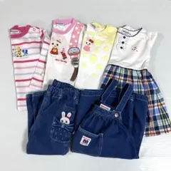 ミキハウス Tシャツデニムパンツ　6点まとめ売り　90〜100