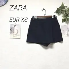 11323 ZARA ザラ ショートパンツ ウール レーヨン 無地