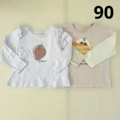 まとめ売り 子ども服 プティマイン ベビーザらス 女の子 長袖 90