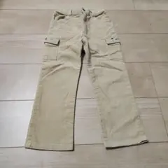 Familiar コーデュロイ カーゴパンツ ベージュ