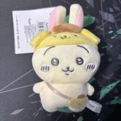 【新品、未使用】サンリオちいかわ　うさぎ×ポムポムプリンマスコットホルダー